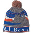 L.L.Bean Katahdin Pom Graphic Hats Alloy Gray/Marine Blue ID-AnehFeLv