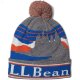 L.L.Bean Katahdin Pom Graphic Hats Alloy Gray/Marine Blue ID-AnehFeLv