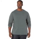 L.L.Bean Lakewashed Organic Cotton Long Sleeve Tee - Tall Shadow Green ID-UIbhPsxF