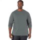L.L.Bean Lakewashed Organic Cotton Long Sleeve Tee - Tall Shadow Green ID-UIbhPsxF