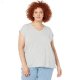 L.L.Bean Plus Size Beyond Soft Short Sleeve V-Neck Tee Light Gray Heather ID-dbmjnBp3 L.L.Bean Plus Size Beyond Soft Short Sleeve V-Neck Tee Light Gray Heather ID-dbmjnBp3