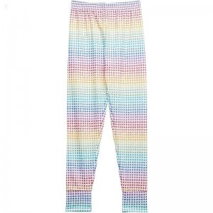 L.L.Bean Wicked Warm Midweight Underwear Bottoms Print (Big Kids) Rainbow Dots ID-OXjdlwqH