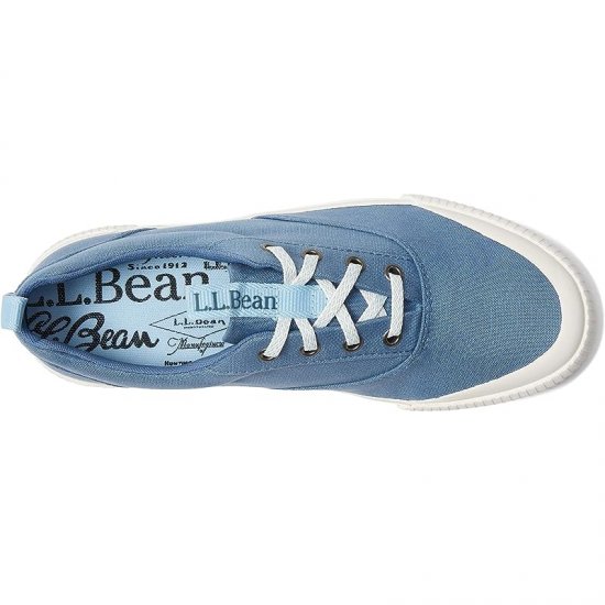 L.L.Bean Eco Woods Shoe Canvas Lace-Up Moonlight Blue ID-mOS9dfBB