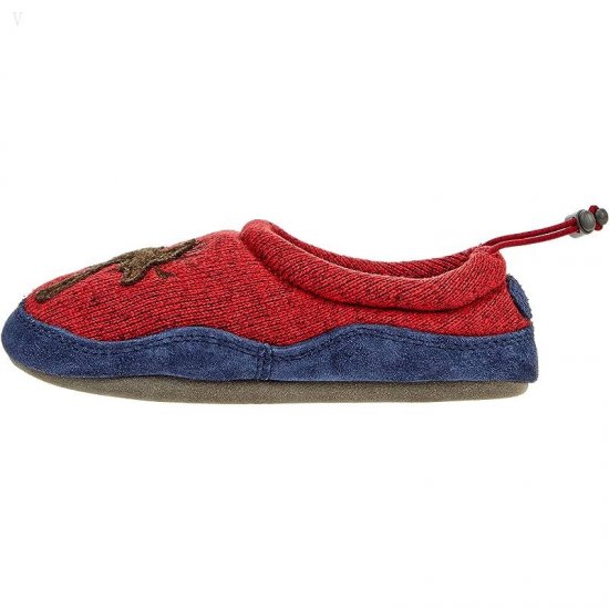 L.L.Bean Sweater Fleece Slipper Motif (Toddler/Little Kid/Big Kid) Deep Garnet Moose ID-rTycMPmU