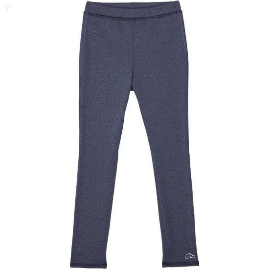 L.L.Bean Mountain Fleece Leggings II (Big Kids) Carbon Navy Heather ID-pvUmxH3B
