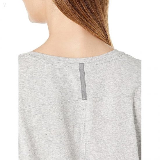 L.L.Bean Beyond Soft Long Sleeve Tee Light Gray Heather ID-6RNJM4bB