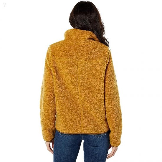 L.L.Bean Bean\'s Sherpa Fleece Jacket Antique Gold ID-aFTmdJko