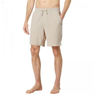 L.L.Bean Comfort Waffle Lounge Shorts Silver Birch Heather ID-JtP4fZuX