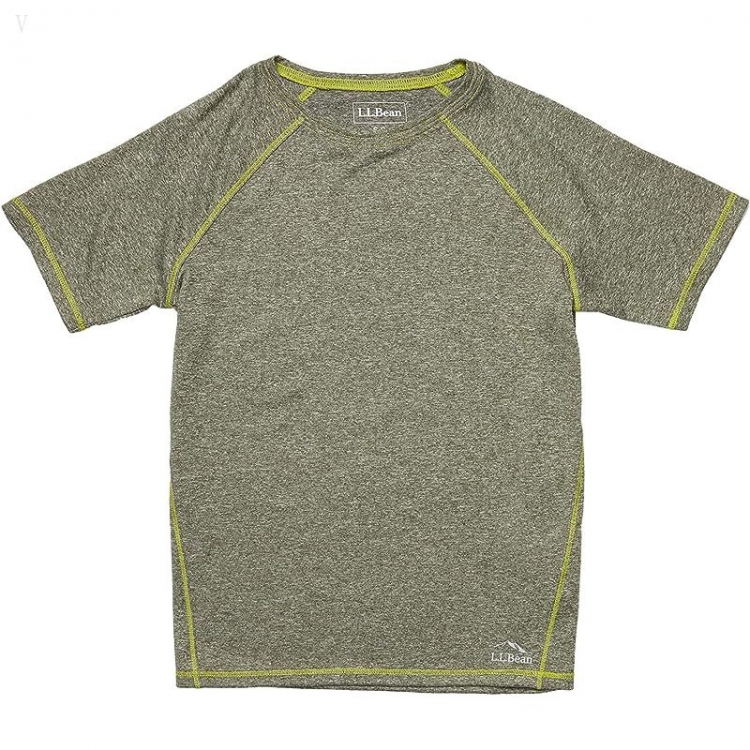 L.L.Bean Trail Tee Short Sleeve (Big Kids) Kelp Green ID-M39YLYWA - Click Image to Close