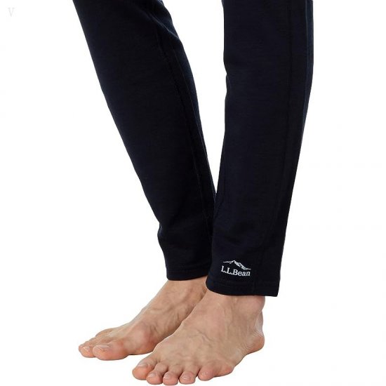L.L.Bean Cresta Midweight 250 Pants Dark Black ID-V727NOb9