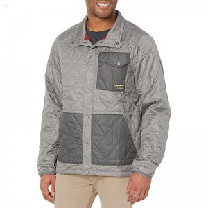 L.L.Bean Katahdin Insulated Shirt Jacket Regular Graphite/Shale Gray ID-aIJnNKiV