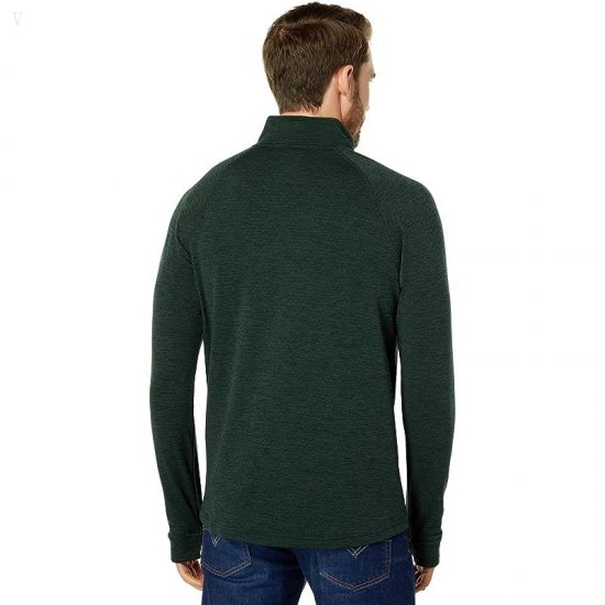 L.L.Bean Adventure Grid Fleece 1/4 Zip Dark Hunter ID-SoZWDYpq
