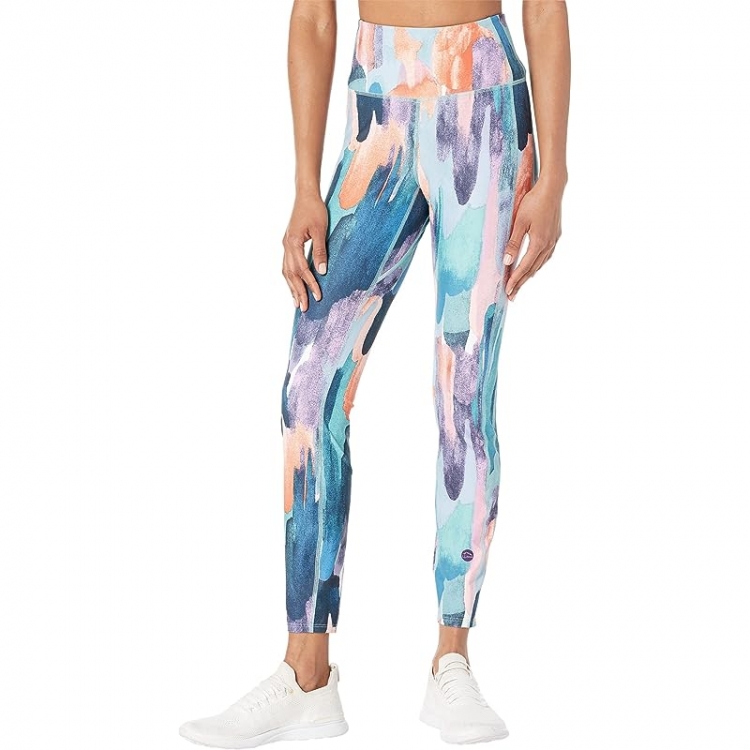 L.L.Bean Everyday Performance High-Rise 7/8 Leggings Prepare For Print Carbon Navy Paintbrush Camo ID-hGkIC0Zh - Click Image to Close