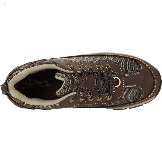 L.L.Bean Snow Sneaker with Arctic Grip, Low Lace-Up Dark Cinder ID-fYsmyrca