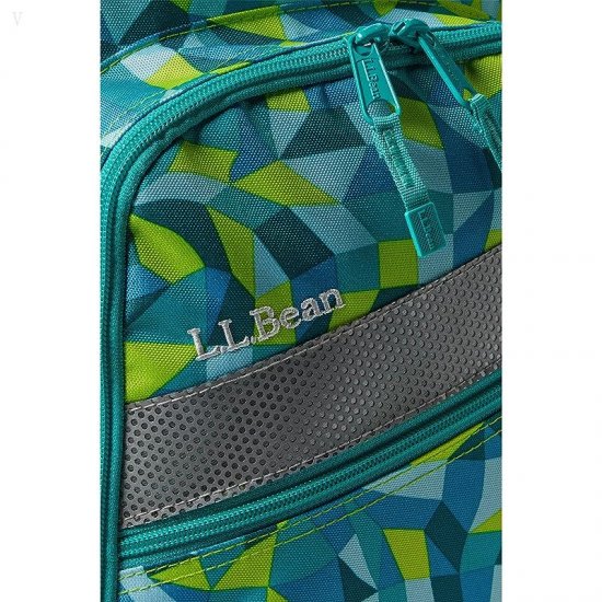 L.L.Bean Kids Deluxe Backpack Print Citron Geo Prizm ID-YTRGBlAi