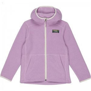 L.L.Bean Mountain Classic Fleece Hooded (Big Kids) Lilac ID-HlShLrUi