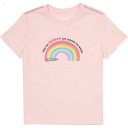 L.L.Bean Graphic Tee Glow in the Dark (Little Kids) Blush Rainbow ID-WIpaERqp
