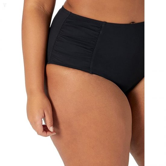 L.L.Bean Slimming Swimwear Brief High-Waisted Black ID-DlGkBU40