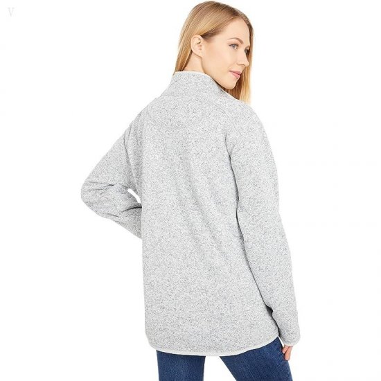 L.L.Bean Sweater Fleece Full Zip Jacket Pewter ID-H0feXhLg