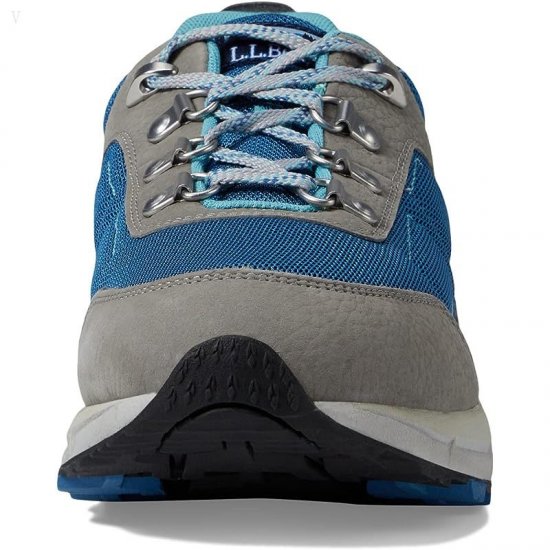L.L.Bean Mountain Classic Hiker Low Gray Pebble/Marine Blue ID-ndhpan0U