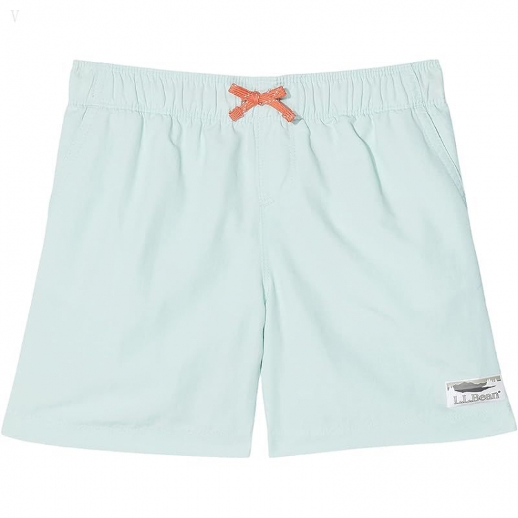L.L.Bean Stowaway Shorts (Big Kids) Cool Sea Blue ID-PcfQSuwi - Click Image to Close