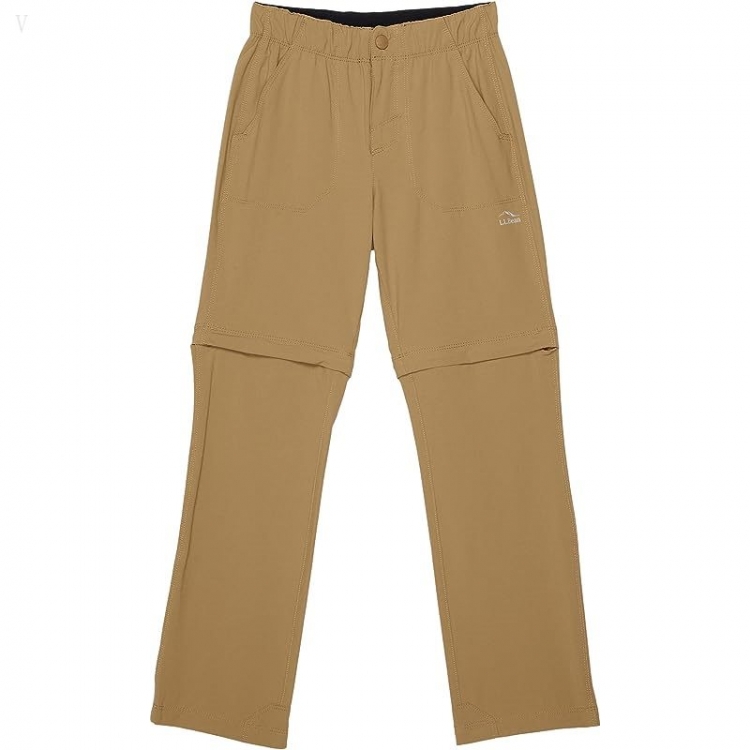 L.L.Bean Cresta Hiking Zip Off Pants (Big Kids) Dark Driftwood ID-jmML7qhD - Click Image to Close