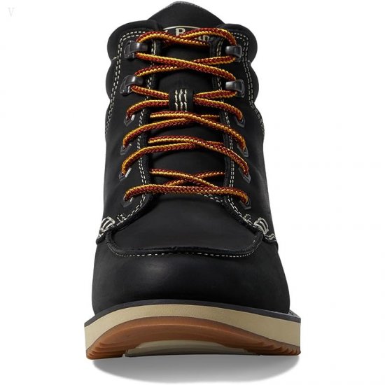 L.L.Bean Stonington Boots Moc Toe Black ID-GF0ZSaz2