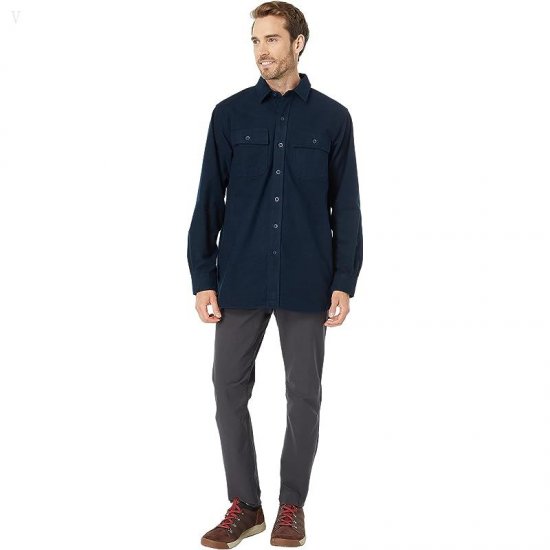 L.L.Bean Chamois Shirt Regular Navy ID-gdpghZum