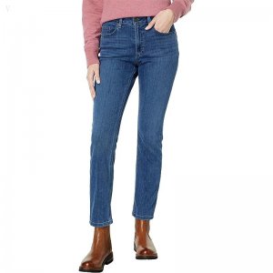 L.L.Bean BeanFlex Straight Leg Favorite Fit Jeans in Stonewashed Stonewashed ID-qKLYASdP