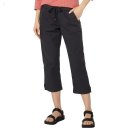 L.L.Bean Ripstop Pull-On Capri Pants Black ID-IRvWx9az