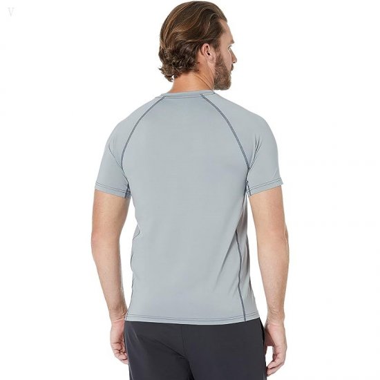 L.L.Bean Swift River Cooling Sun Shirt Short Sleeve Regular Graystone ID-WuHewHng