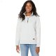 L.L.Bean Petite Quilted Sweatshirt 1/4 Zip Pullover Long Sleeve Light Gray Heather ID-1dxSO763