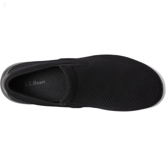 L.L.Bean Comfort Moc Ventilated Slip-On Black ID-Rr7OpK27
