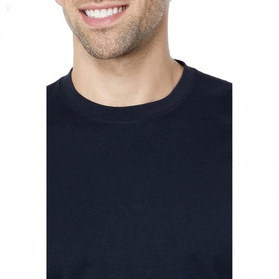 L.L.Bean Carefree Unshrinkable T-Shirt without Pocket Long Sleeve Black ID-J8Km1iHB