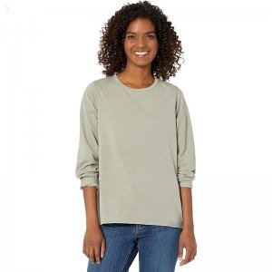L.L.Bean Insect Shield Field Tee Long Sleeve Dusty Sage ID-phbT5s4s