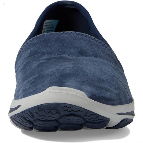 L.L.Bean Back Cove Stretch Slip-Ons Nubuck Dark Indigo ID-DusFxhTO