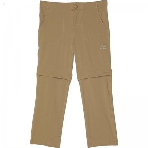 L.L.Bean Cresta Hiking Zip Off Pants (Little Kids) Dark Driftwood ID-fZRvFhkZ