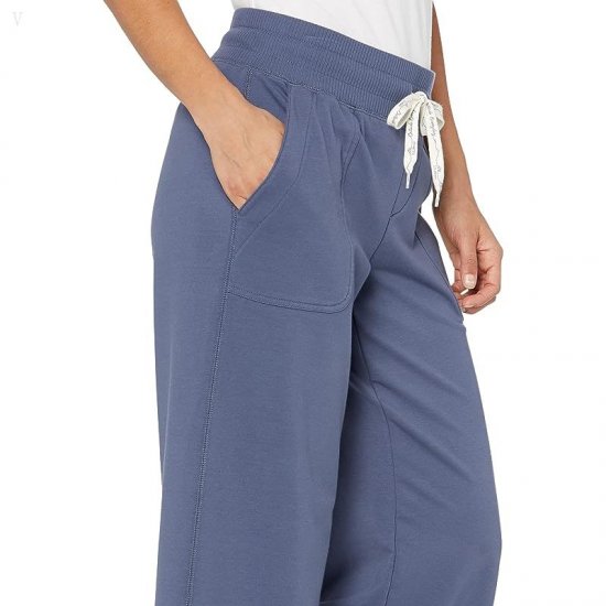 L.L.Bean Petite 24/7 Wide Leg Sweatpants Vintage Indigo ID-rKzot4OH