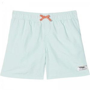 L.L.Bean Stowaway Shorts (Big Kids) Cool Sea Blue ID-PcfQSuwi