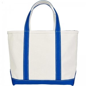 L.L.Bean Zip Top Boat and Tote Medium Regatta Blue ID-ggZTMQ1V