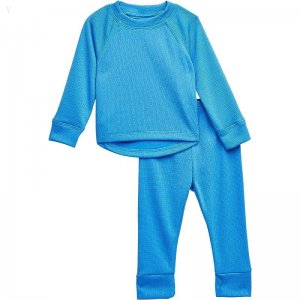 L.L.Bean Wicked Warm Midweight Underwear Set (Toddler) Cobalt Sea ID-0fwSiMyH