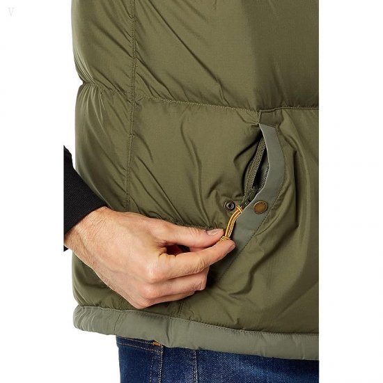 L.L.Bean Mountain Classic Down Vest Color-Block Kelp Green/Dusty Olive ID-a1yVnOGZ