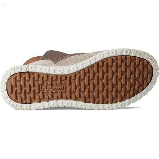 L.L.Bean Mountain Classic Quilted Bootie Gray Birch/Taupe Brown ID-ejZH4t4N