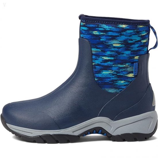 L.L.Bean All Season Wellie (Toddler/Little Kid/Big Kid) Nautical Navy Digi Camo ID-vDpvYXB7