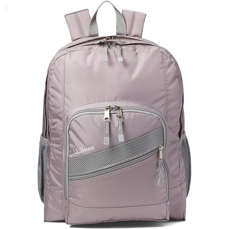 L.L.Bean Kids Deluxe Backpack Vintage Lavender ID-SerQbTaH - Click Image to Close