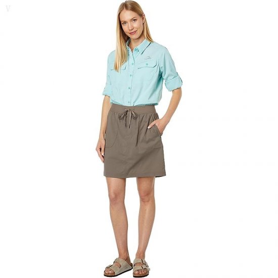 L.L.Bean Vista Camp Skort Toasted Almond ID-56H6zgxU
