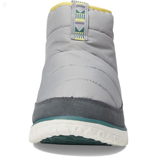 L.L.Bean Mountain Classic Quilted Ankle Boot Iron/Frost Gray ID-ylWQKFI2