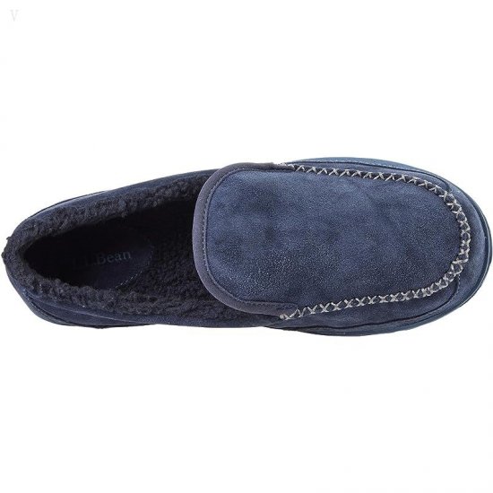 L.L.Bean Mountain Slippers Carbon Navy ID-LLf0CeEP