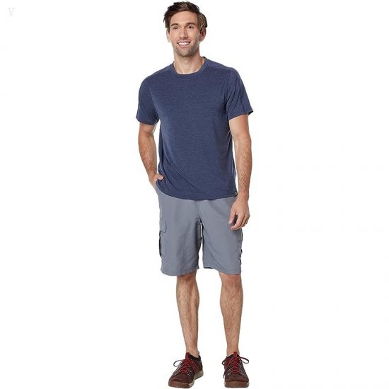 L.L.Bean Everyday SunSmart Tee Short Sleeve Carbon Navy ID-ZsKTRZgr