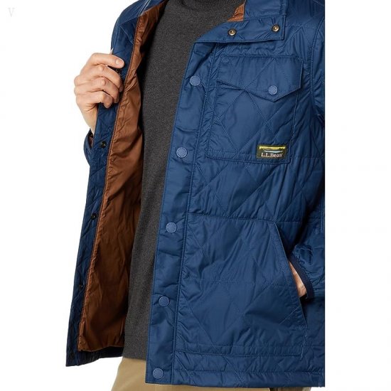L.L.Bean Katahdin Insulated Shirt Jacket Regular Mariner Blue/Mariner Blue ID-JxIDFRDG